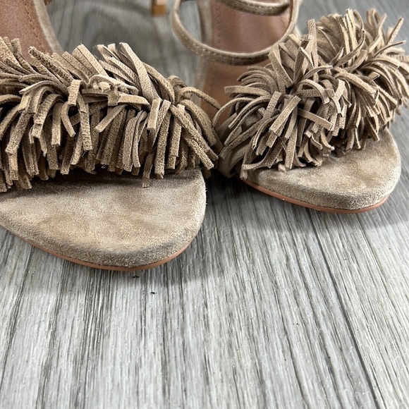 Steve Madden Fiorela Fringed Suede Sandals - Picture 12 of 12